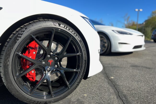 Tesla reflective roof ceramic coating detail