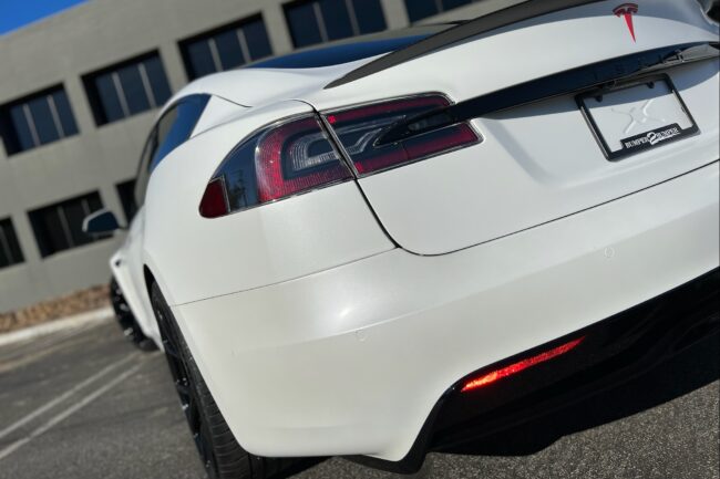 Tesla front-end ceramic and paint protection detail