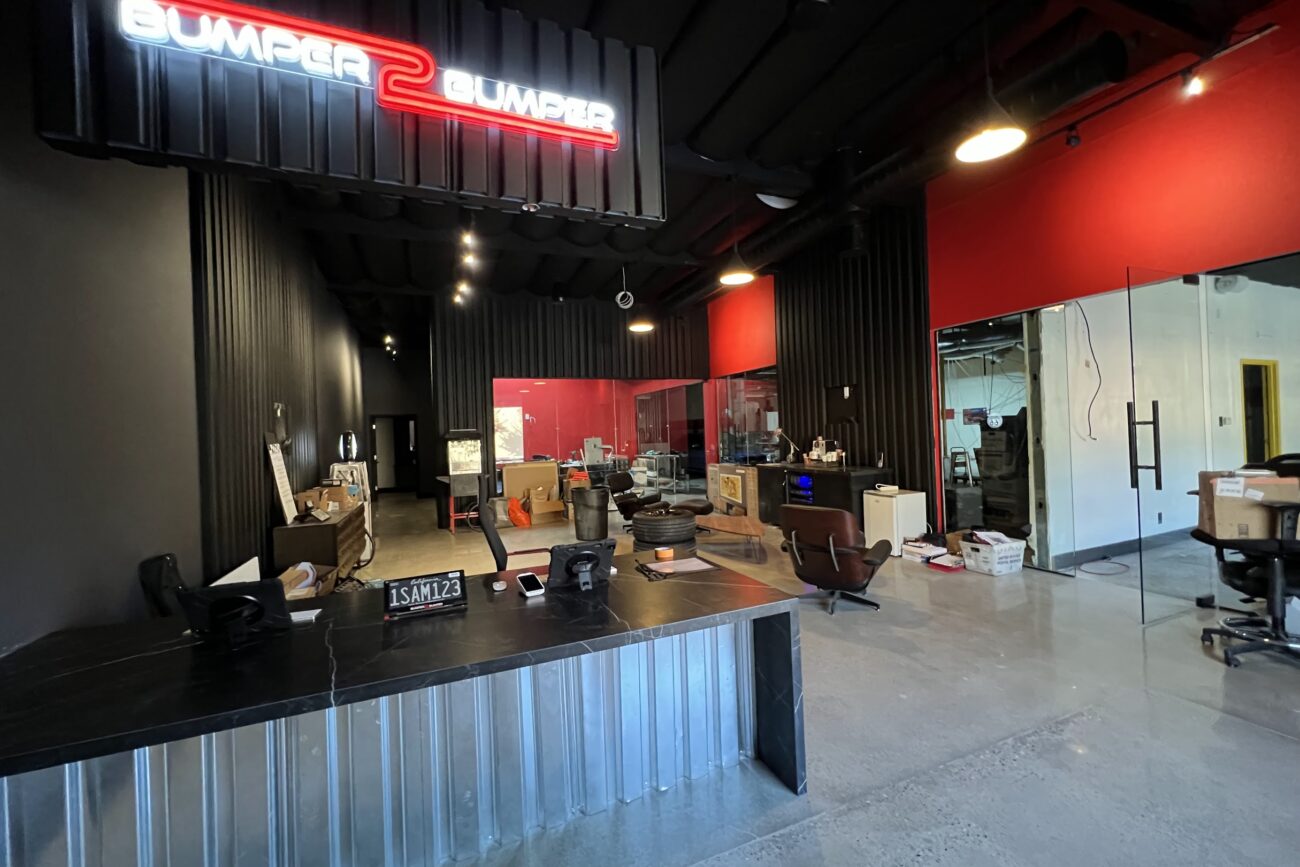 Car engine bay showing turbocharged setup and clean components