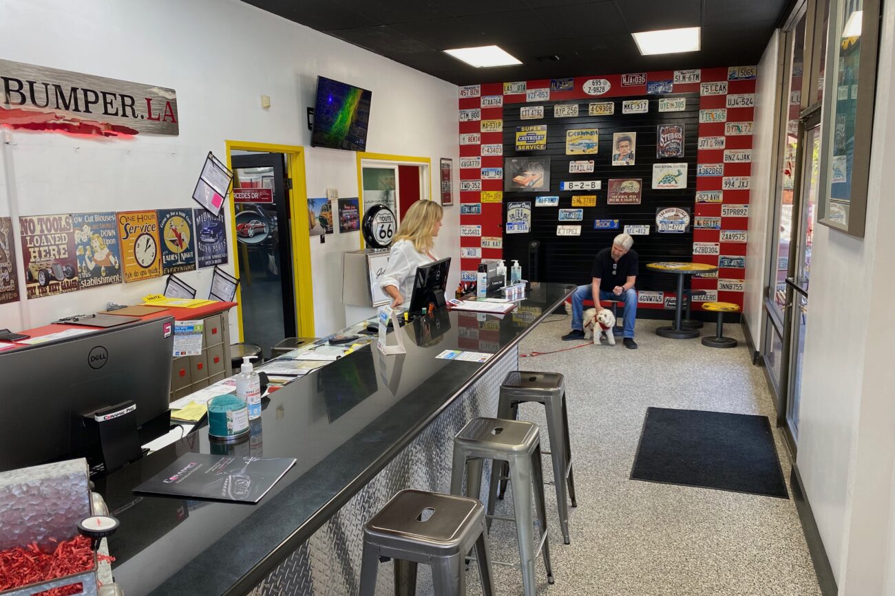 Original lobby prior to renovation.