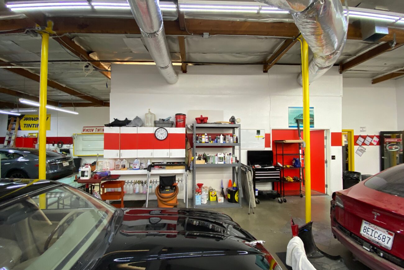 Old shop setup alternate view.